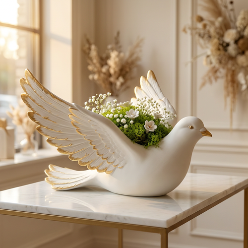 Dove Flower Pot