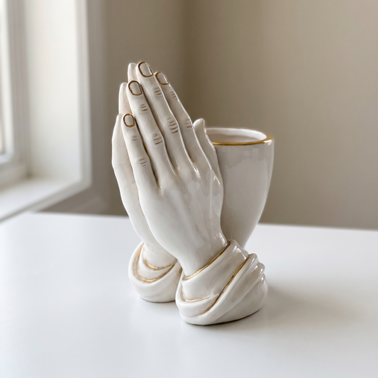 Praying Flower Pot
